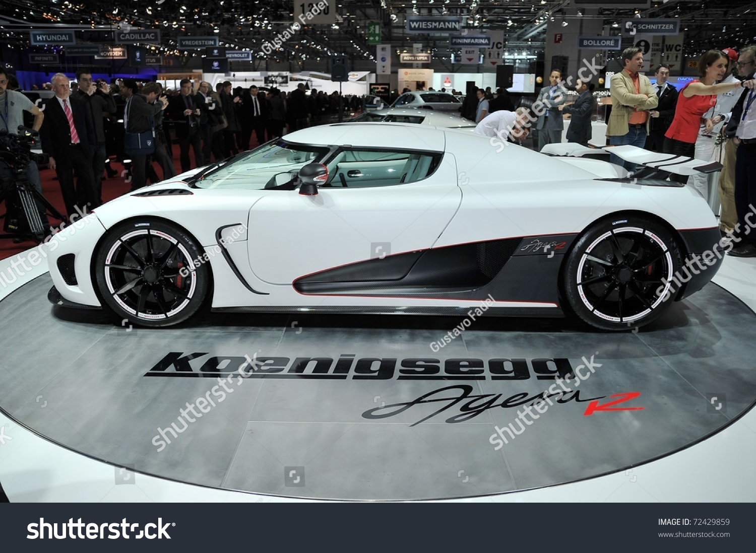 GENEVA MARCH 1 Supercar Koenigsegg Agera Stock Photo Edit Now