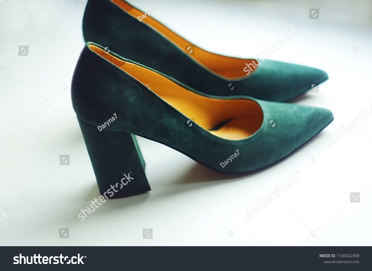 Genuine Leather High Heels Shoes Made 