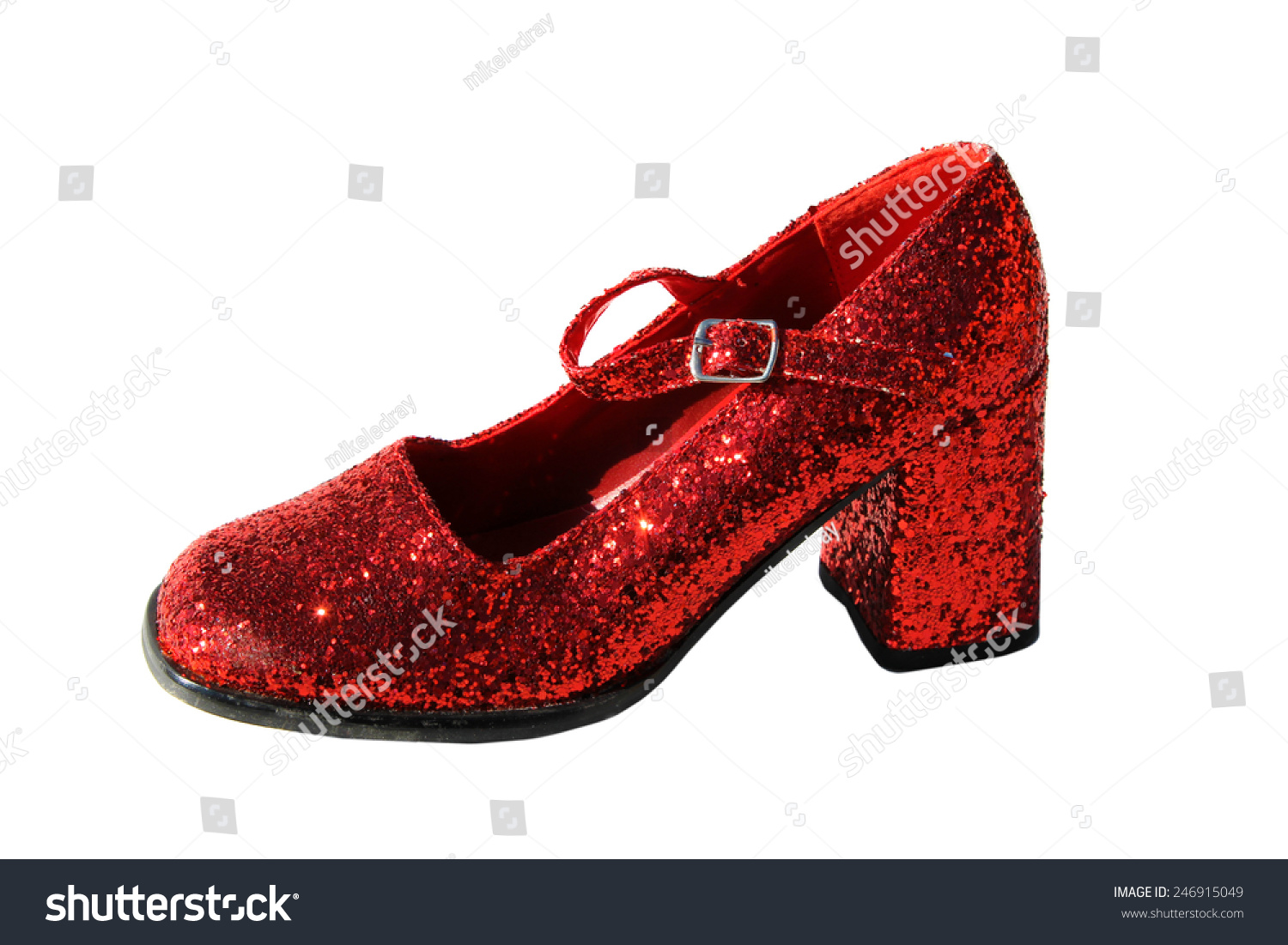 girls red slippers