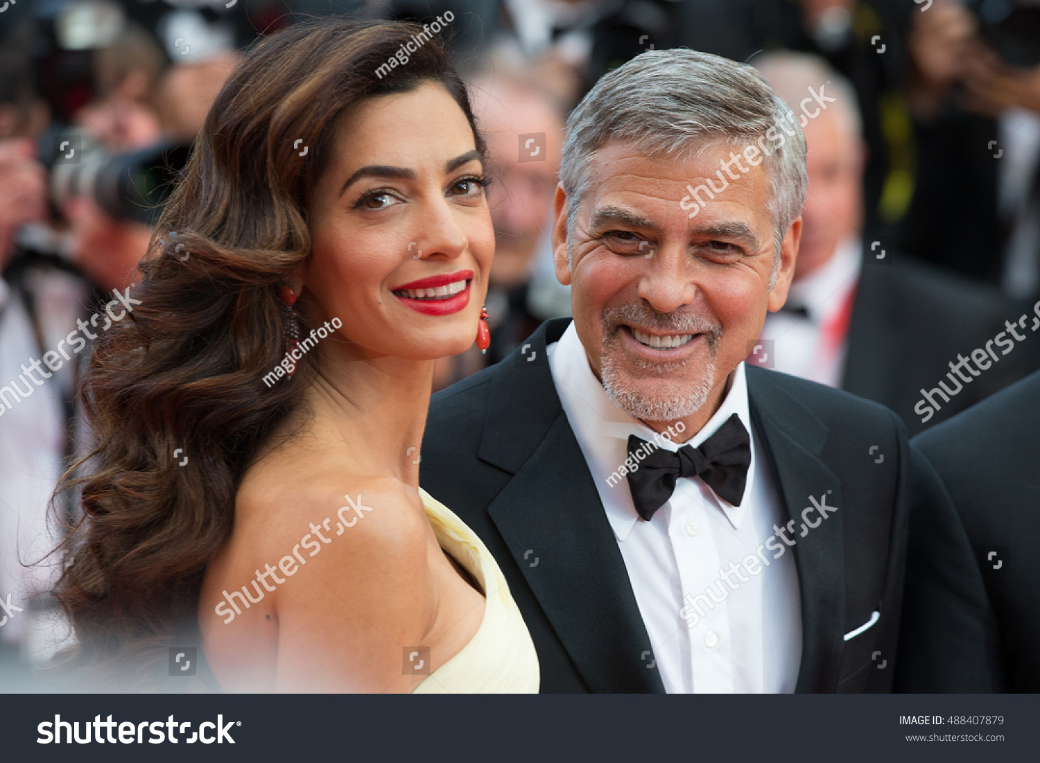 George Clooney Amal Clooney Money Monster の写真素材 今すぐ編集