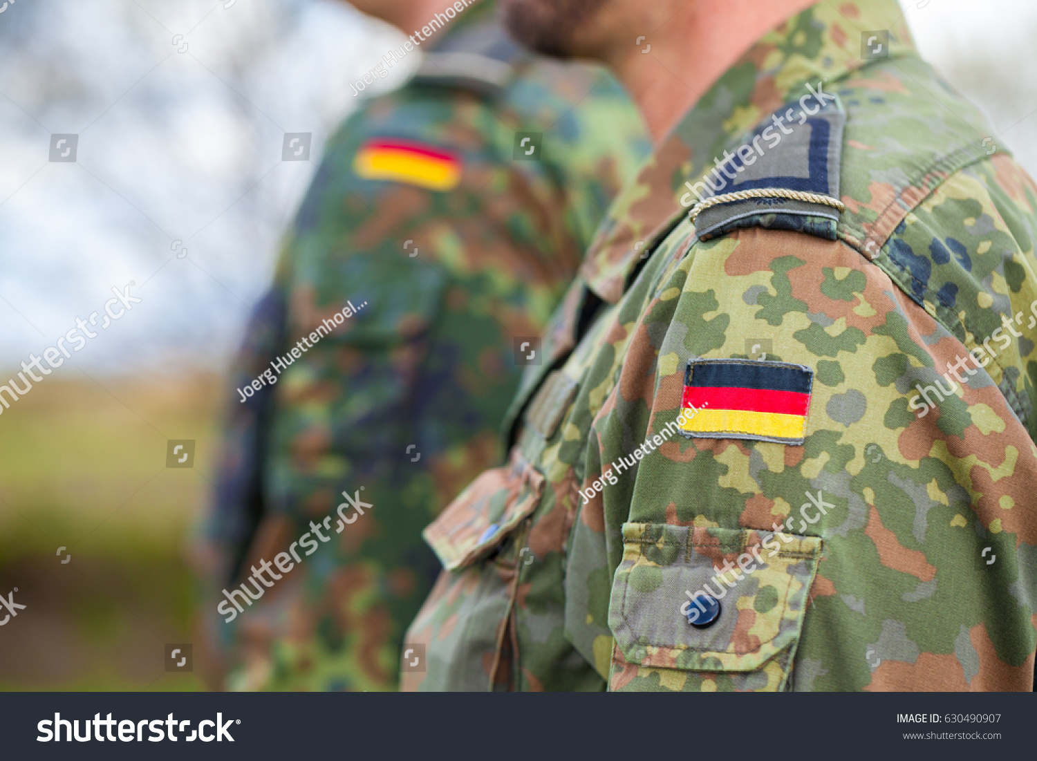 German Flag On German Army Uniform Stock Photo Edit Now