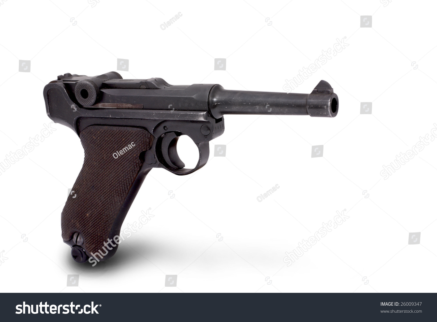 German Parabellum Pistole Official P08 Name Stock Photo Edit Now