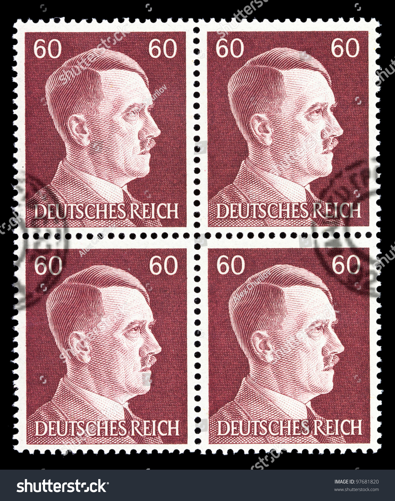 German Reich - Circa 1944: Stamps Printed In Germany Shows Image Of ...