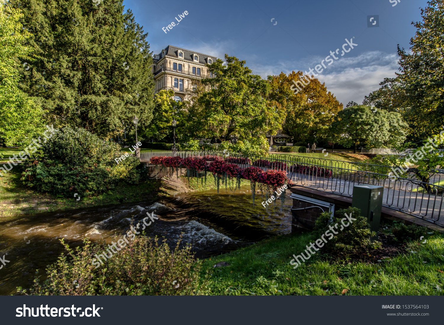 Germany Badenbaden 10122019 Lichtentaler Allee Stock Photo Edit Now 1537564103