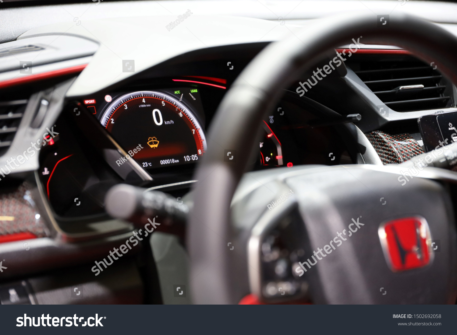 Germany Frankfurt 10september 2019 Honda Civic Stock Photo