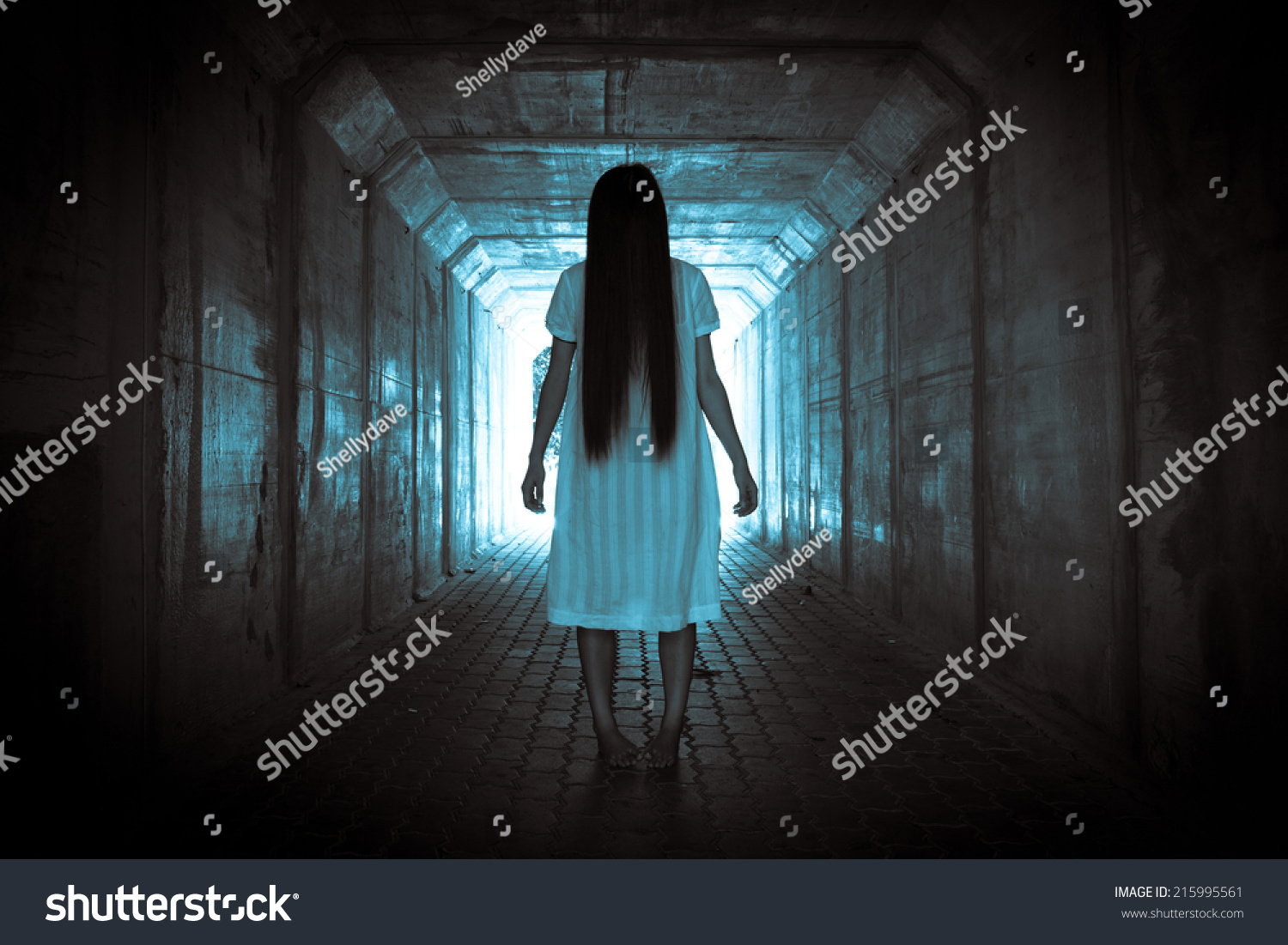 Ghost Girl Horror Stock Photo Edit Now