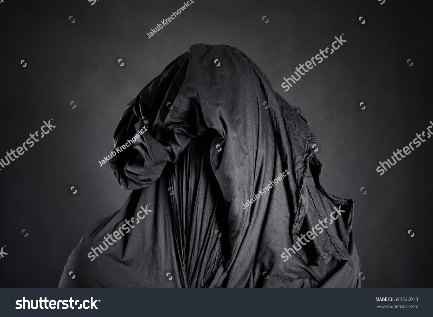 Ghostly Figure Dark Stock Photo Shutterstock