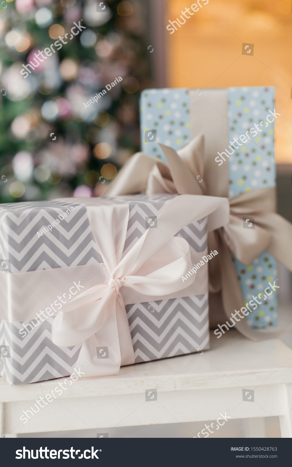 pastel christmas wrapping paper