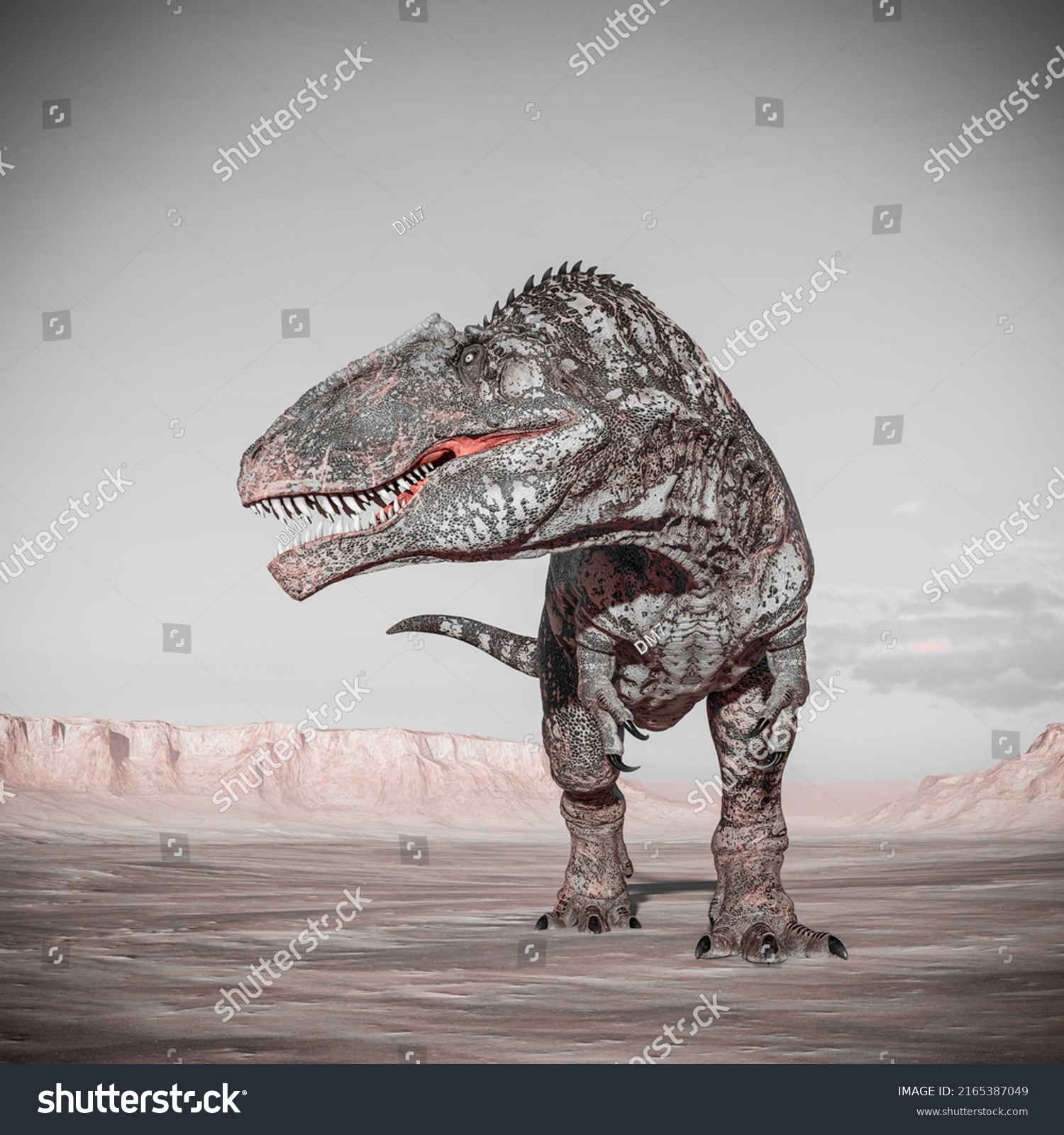 Giganotosaurus Looking Some Food On Sunset Stock Illustration 2165387049 Shutterstock 5220