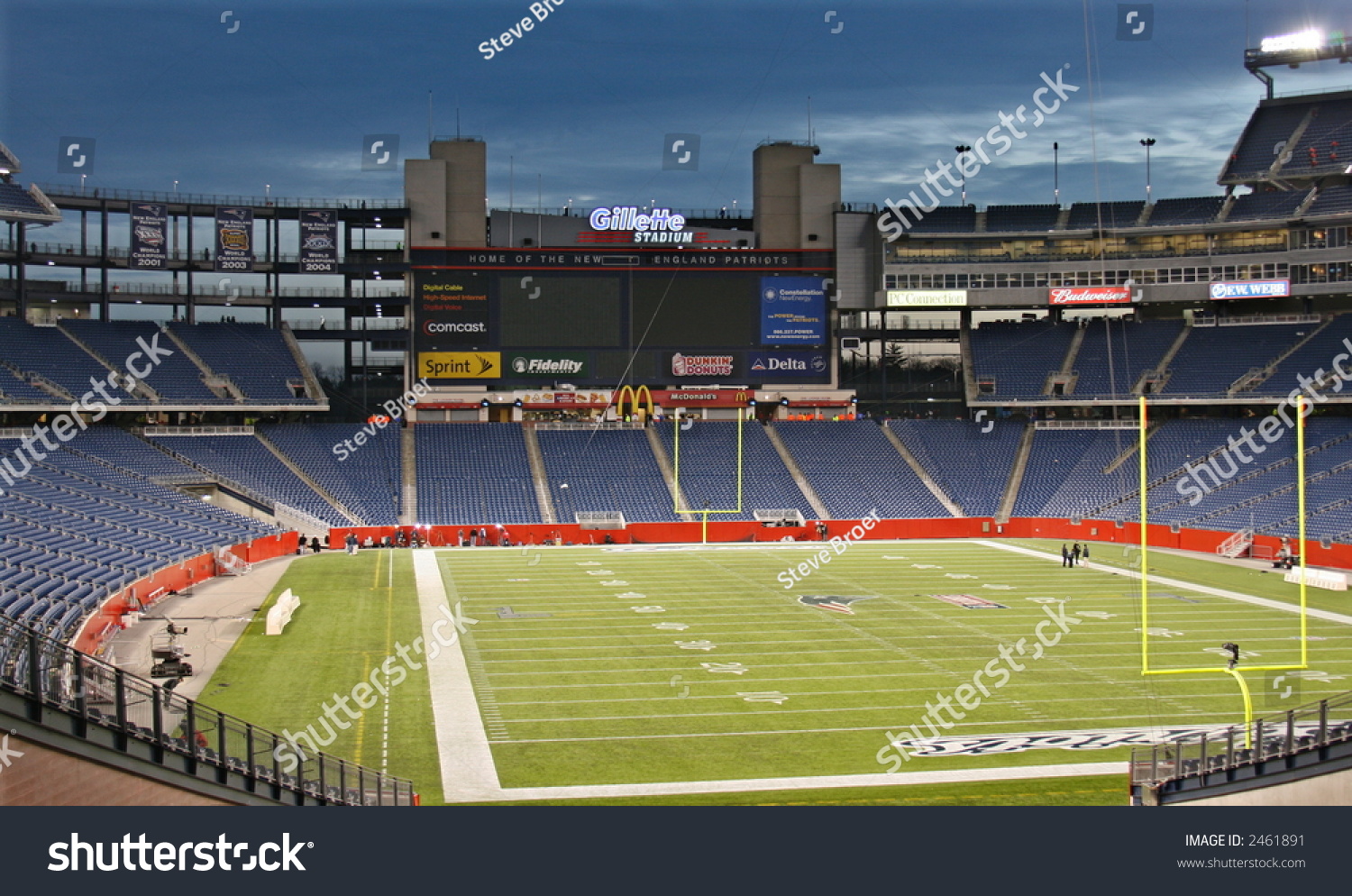 Gillette Stadium Stock Photo 2461891 - Shutterstock