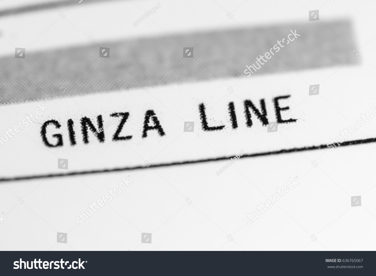 Ginza Line Station Tokyo Metro Map Stock Photo Edit Now
