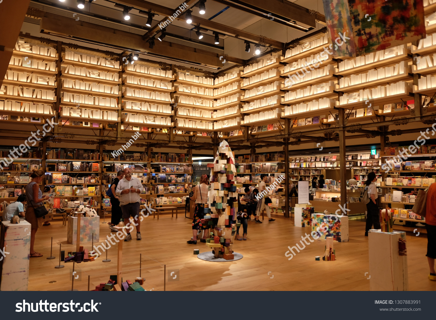 Ginzas Tsutaya Bookstore Scenerytokyo Japan September Stock Photo Edit Now