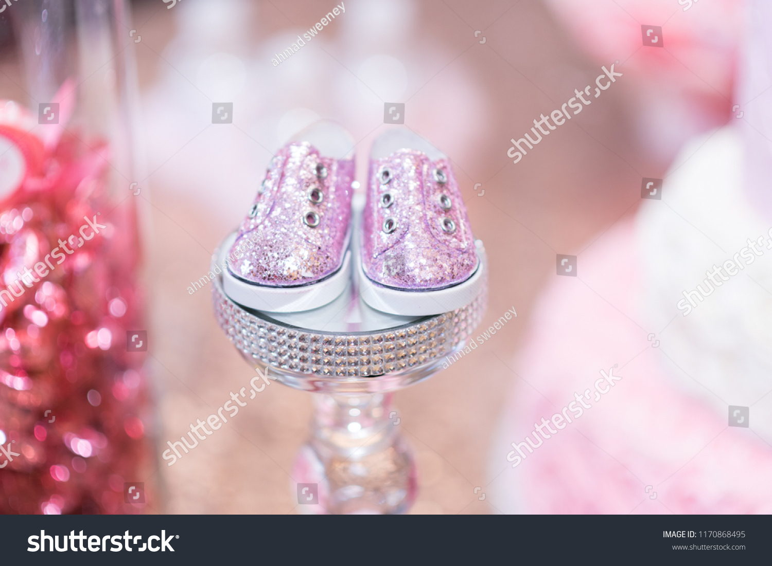 Girl Baby Shower Decorations Stock Photo Edit Now 1170868495