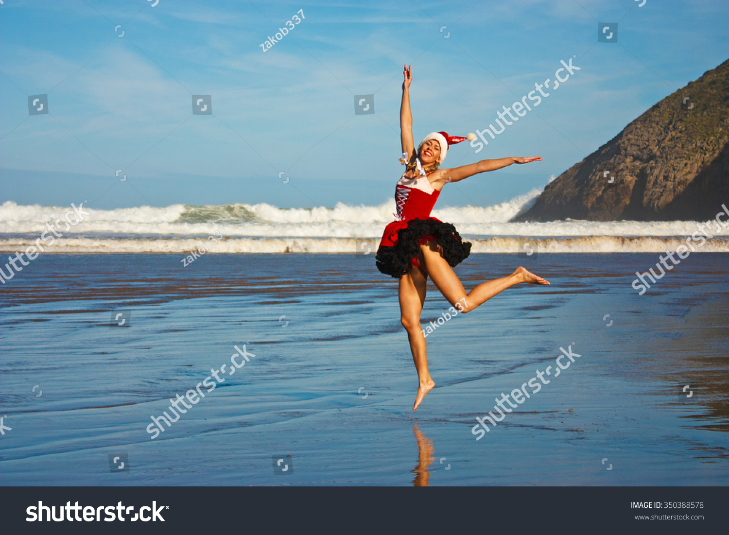 christmas beach dress