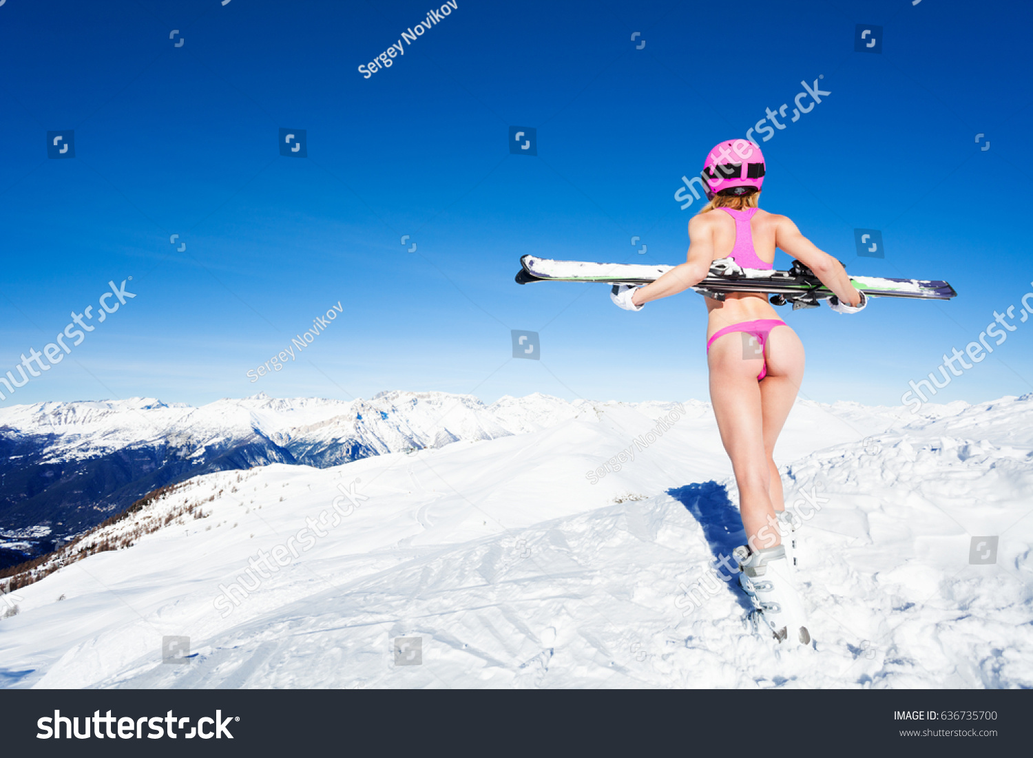 Ski Naked Woman Stock Photos Images Photography Shutterstock My Xxx