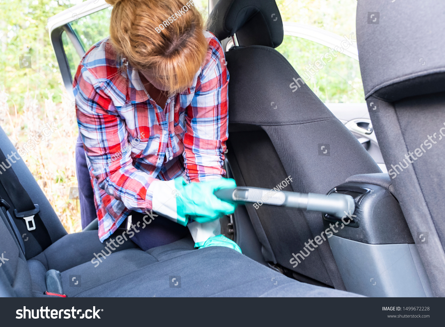 girl car interior