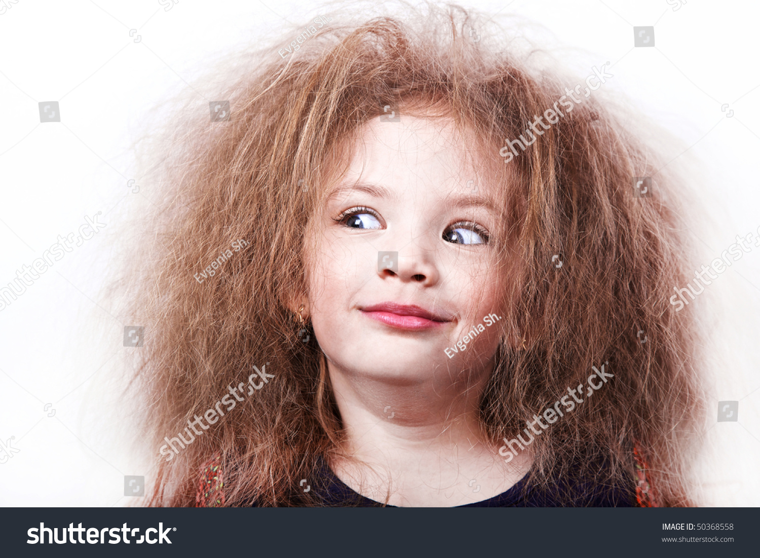 Girl Looking Left Stock Photo 50368558 : Shutterstock