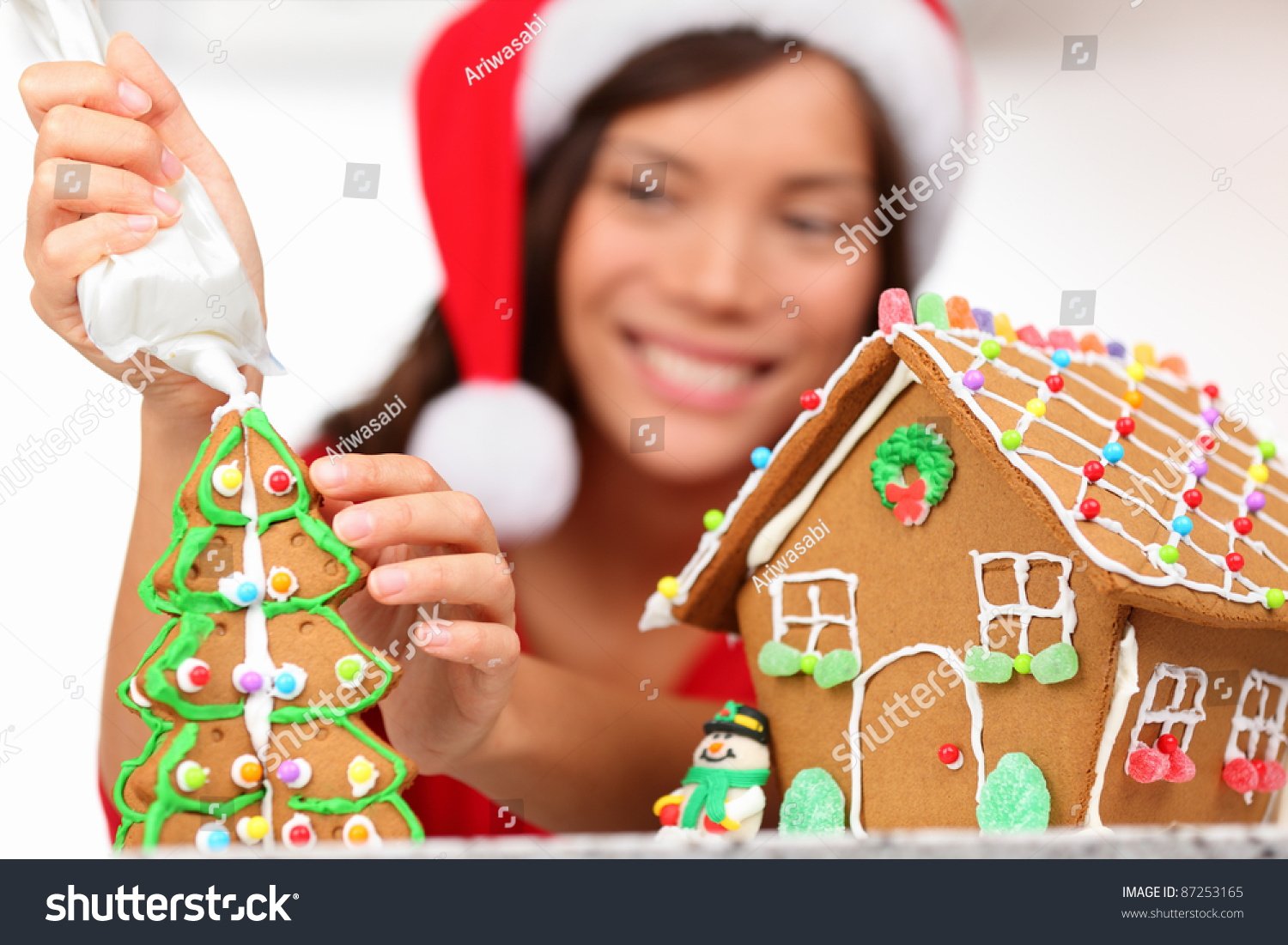 gingerbread house hat