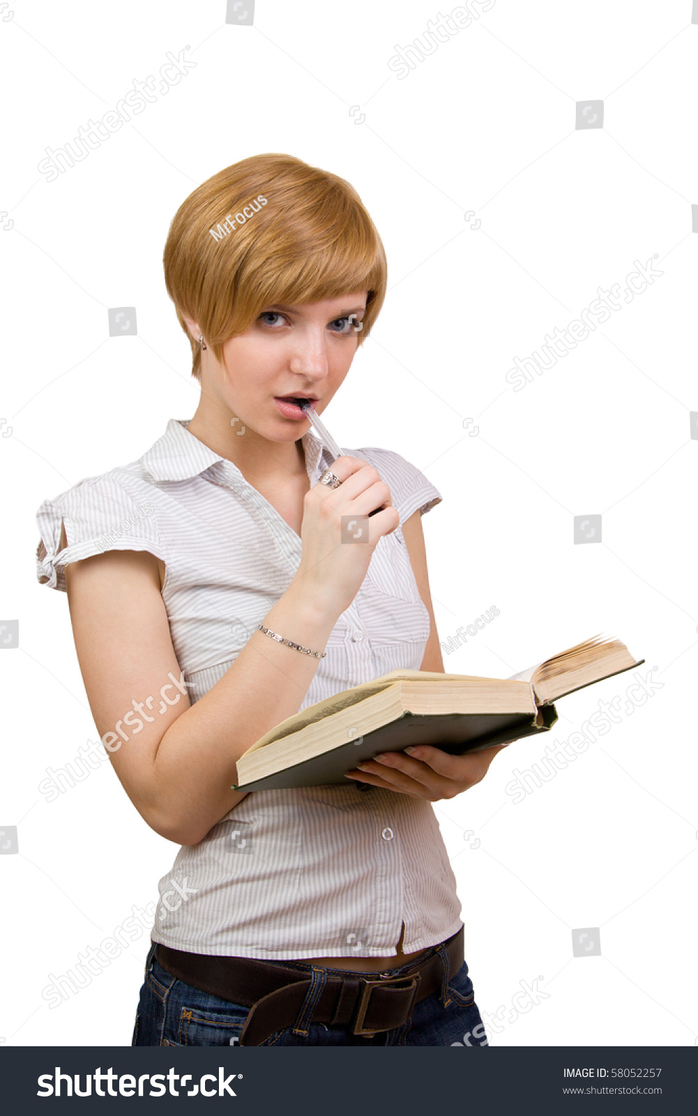 Image result for girl image with pen and book