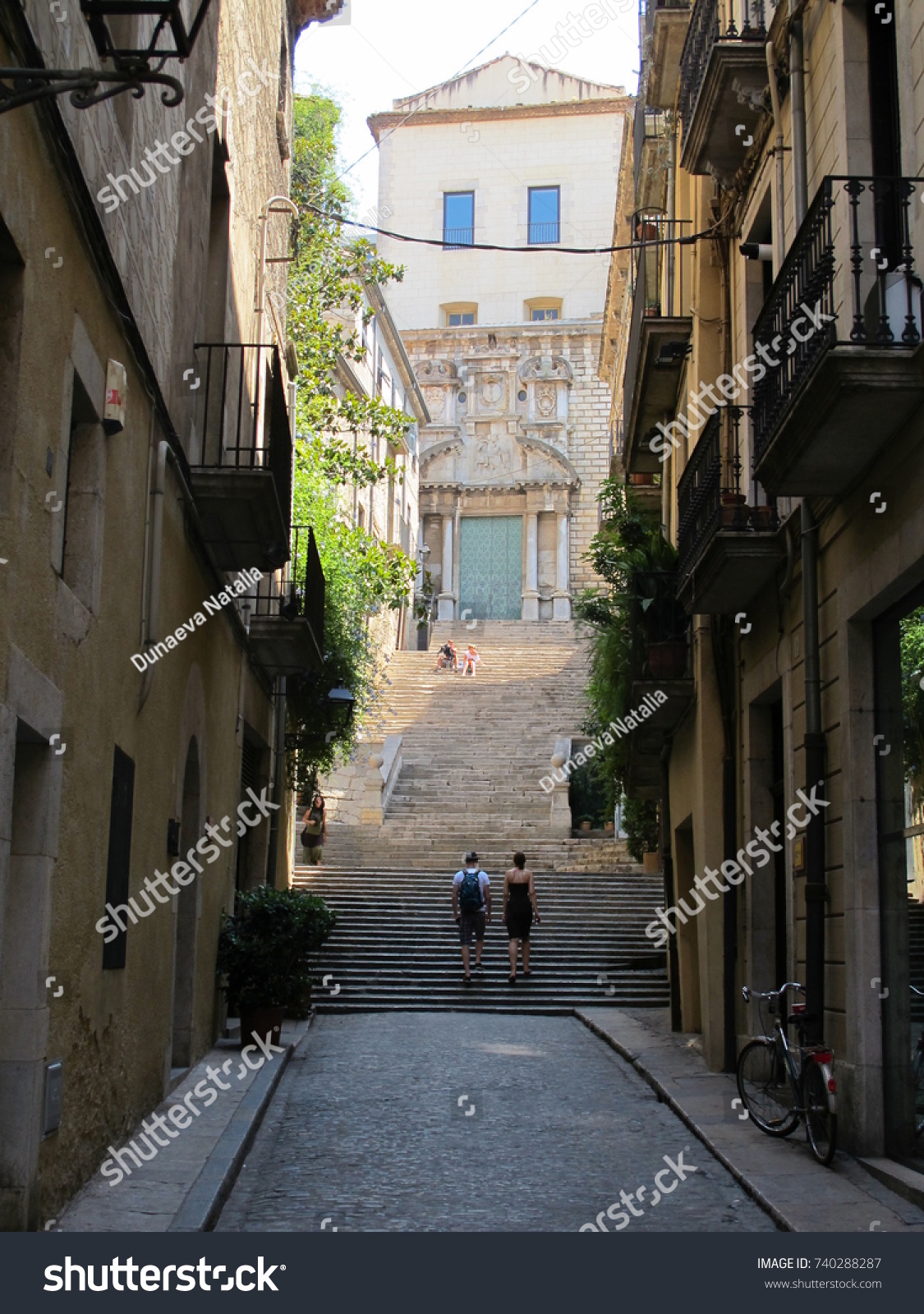 Girona Houses Streets Stairs Stock Photo 740288287 | Shutterstock