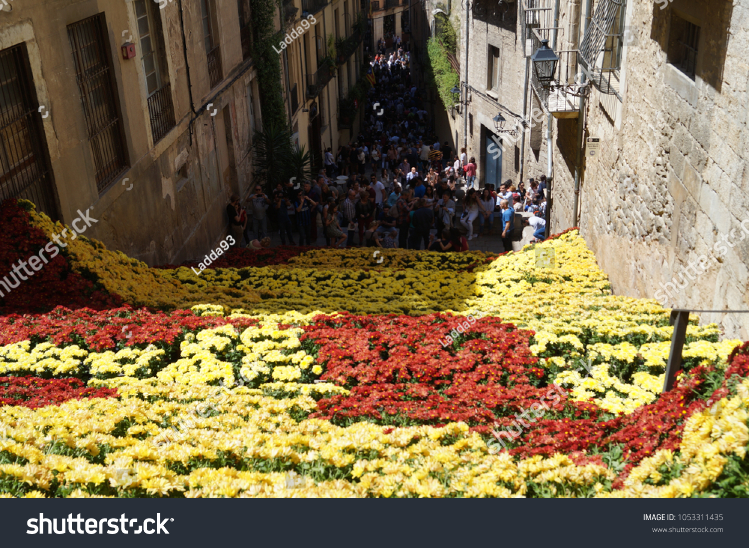 Gironaspain May 13 17 Flower Festival Stock Photo Edit Now