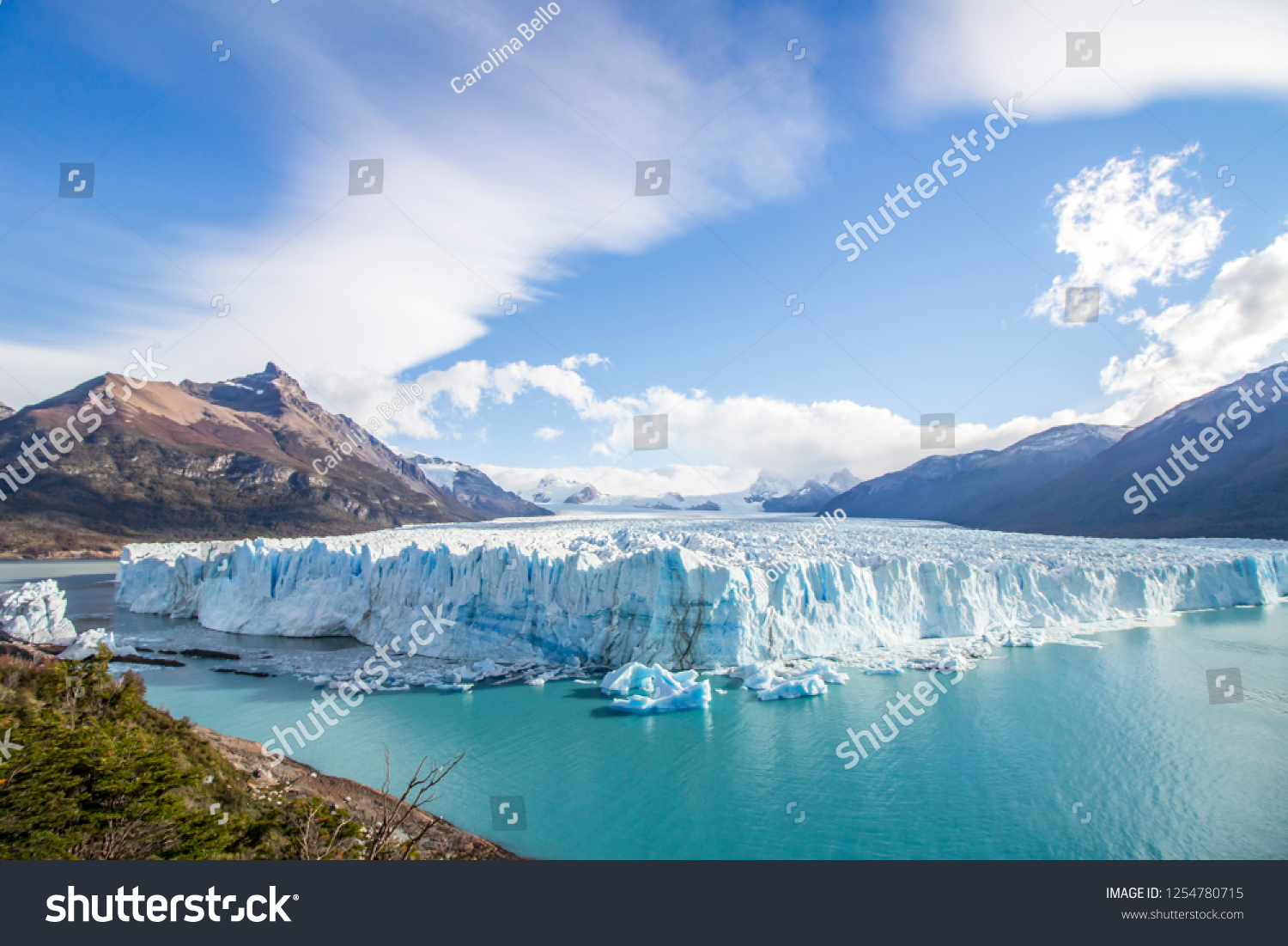 Glaciar Perito Moreno Argentina Blue Sky Stock Photo Edit Now