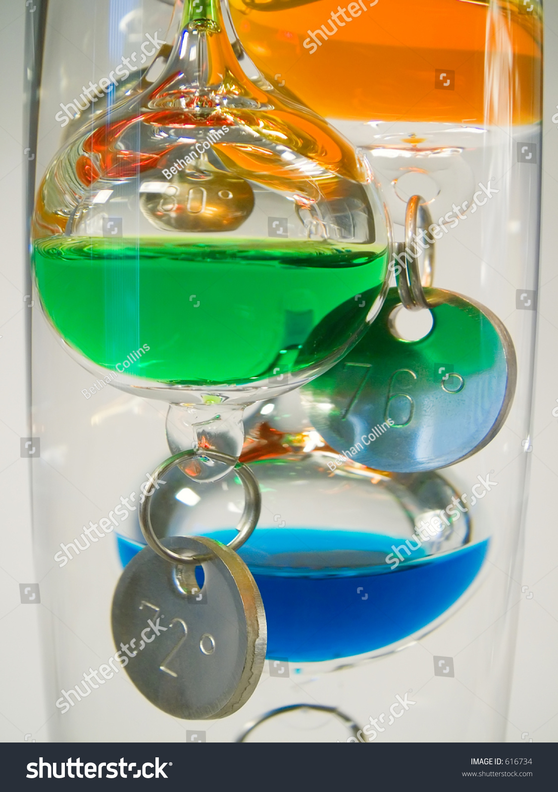 Glass Liquid Thermometer Stock Photo 616734 : Shutterstock