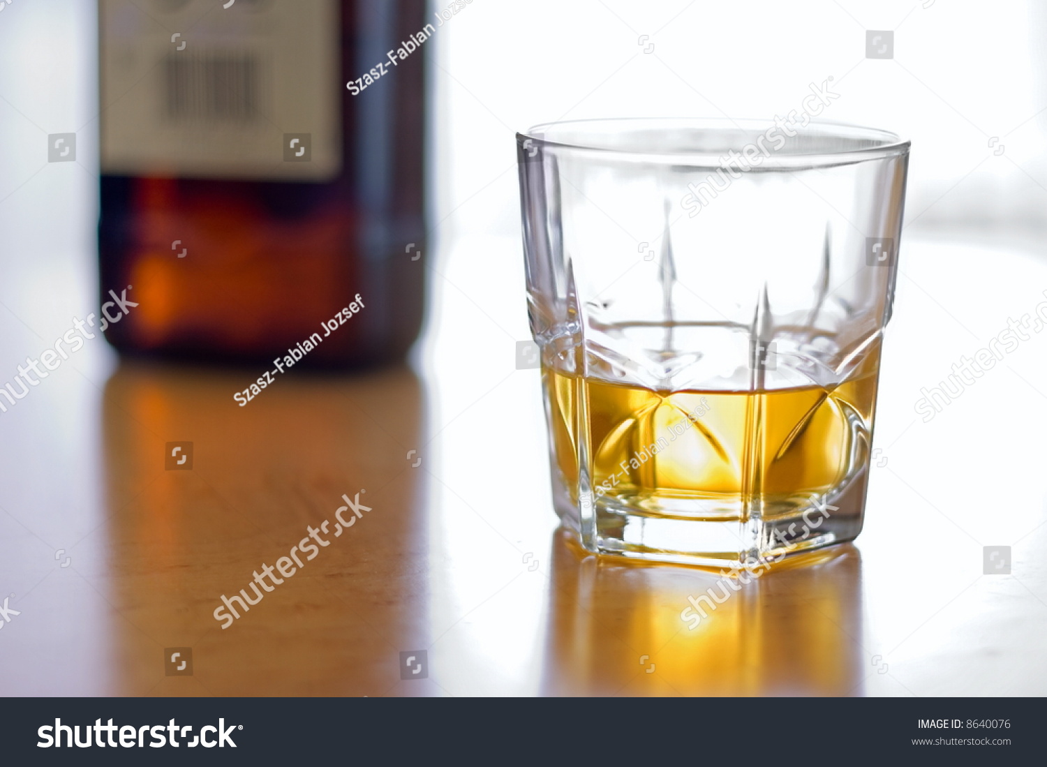 Download Glass Yellow Whiskey Brown Bottle On Stock Photo Edit Now 8640076 Yellowimages Mockups