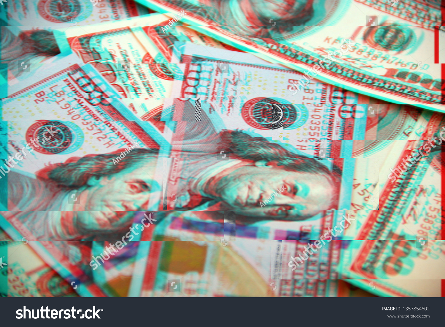 Glitch Money Background Background Money American Stock Photo Edit Now