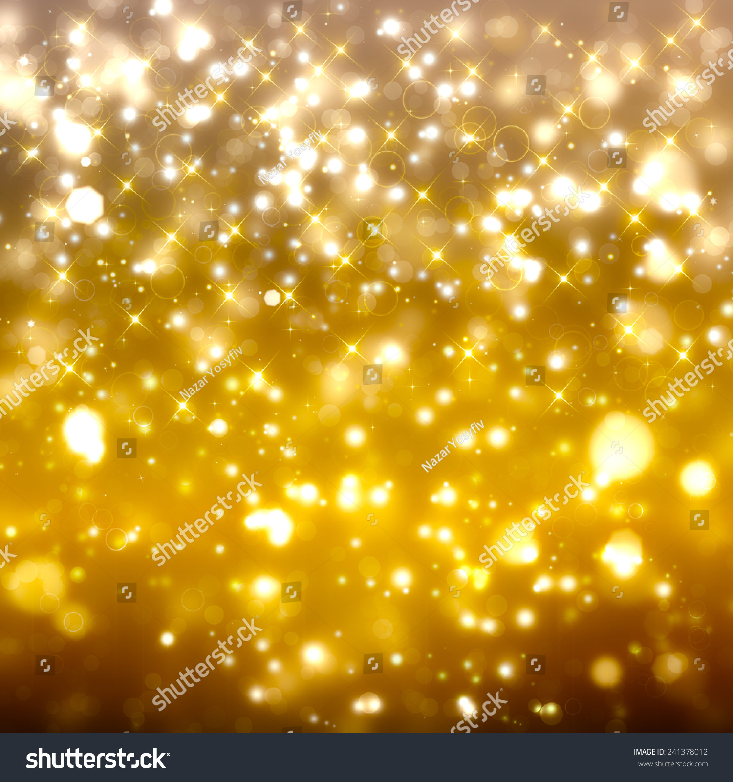 Glittery Golden Festive Background Stock Photo 241378012 : Shutterstock