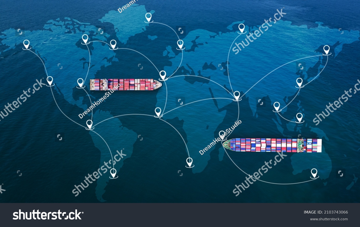 4,793 Global freight network Stock Photos, Images & Photography ...