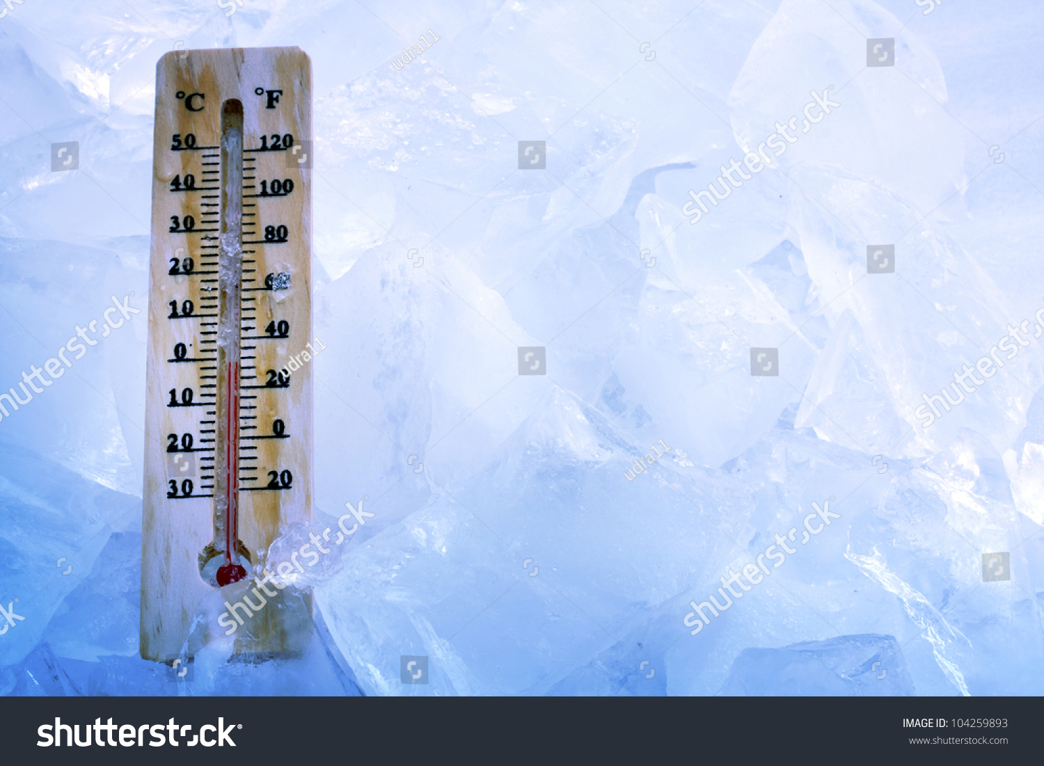 Global Cooling Background Concept With Ice Stock Photo 104259893 ...