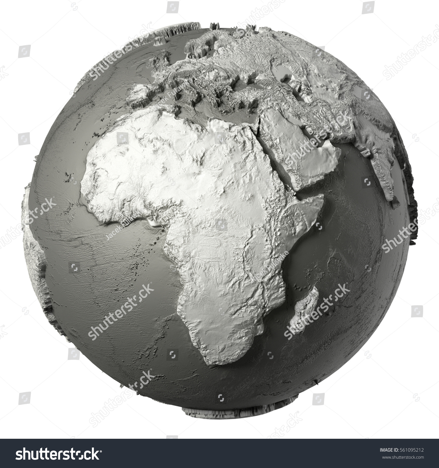 Earth Topography Without Water Globe Model Detailed Topography Without Water Stock Illustration 561095212  | Shutterstock