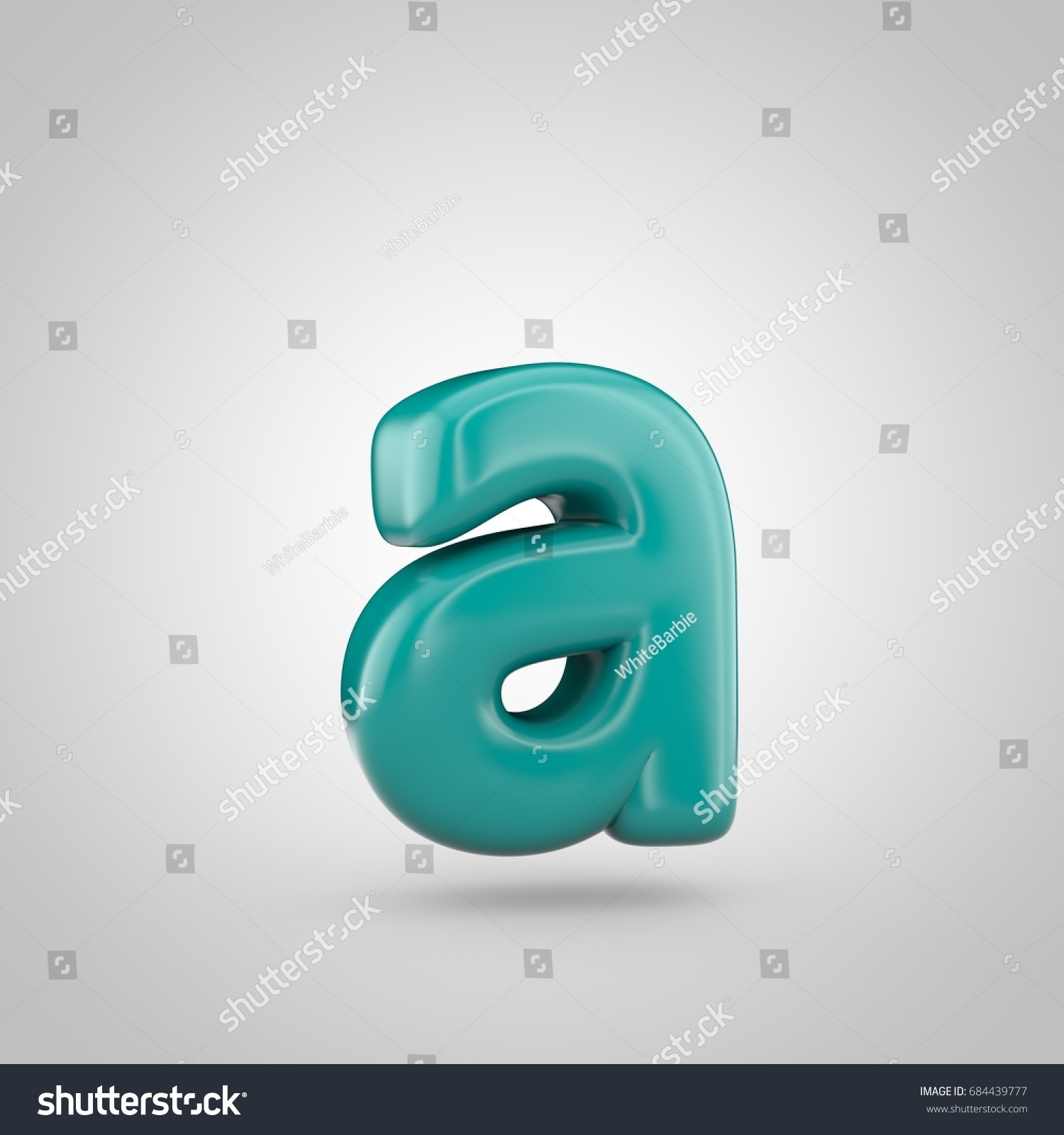Royalty Free Stock Illustration Of Glossy Marrs Green Color Alphabet