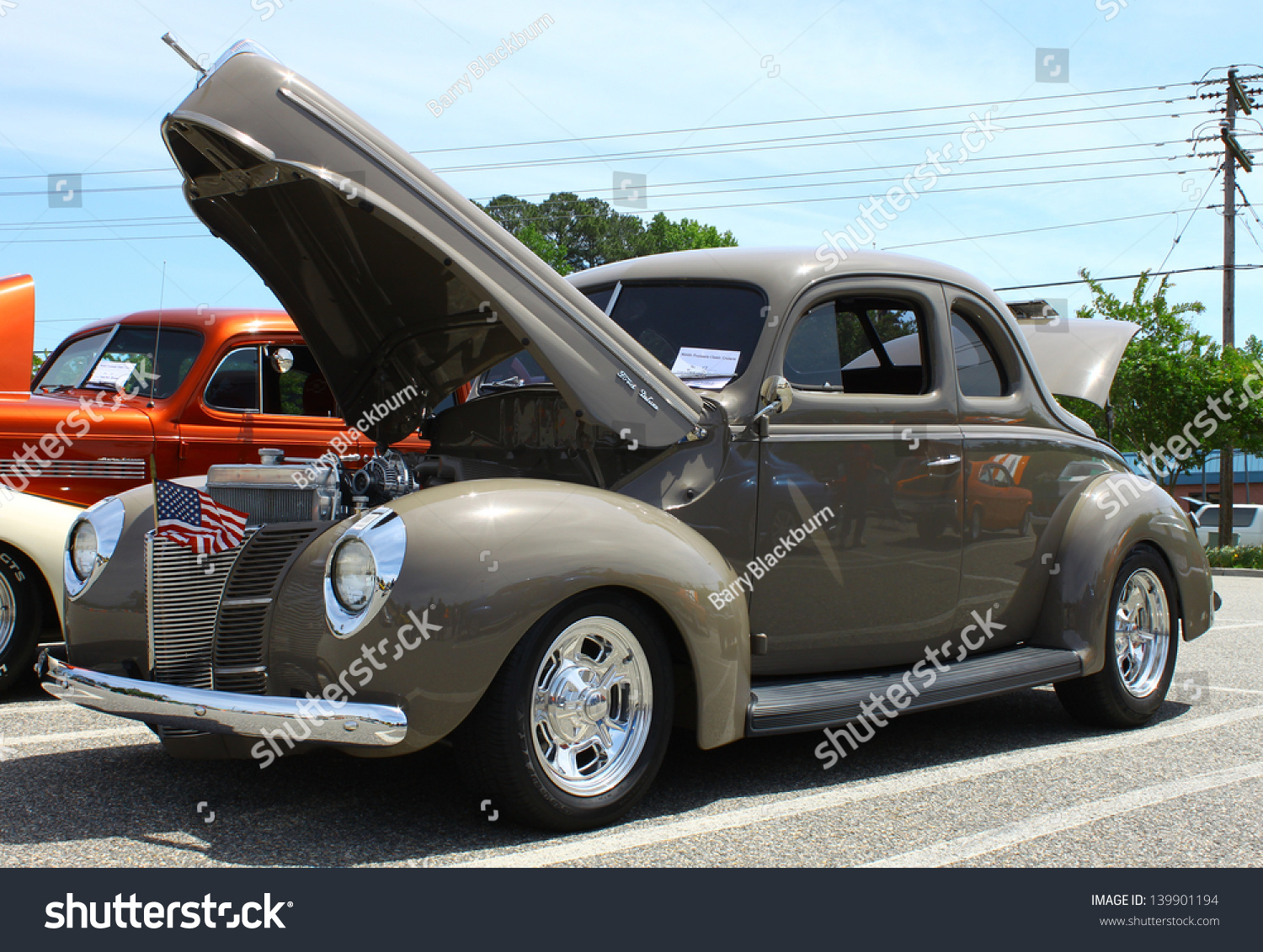 Gloucester Va May 25 Ford Deluxe Royalty Free Stock Image