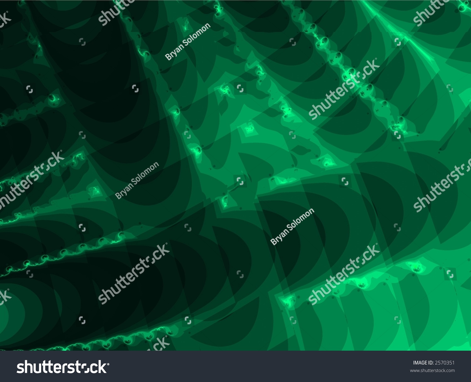 Glowing Green High Resolution Illustration Stock Photo 2570351 