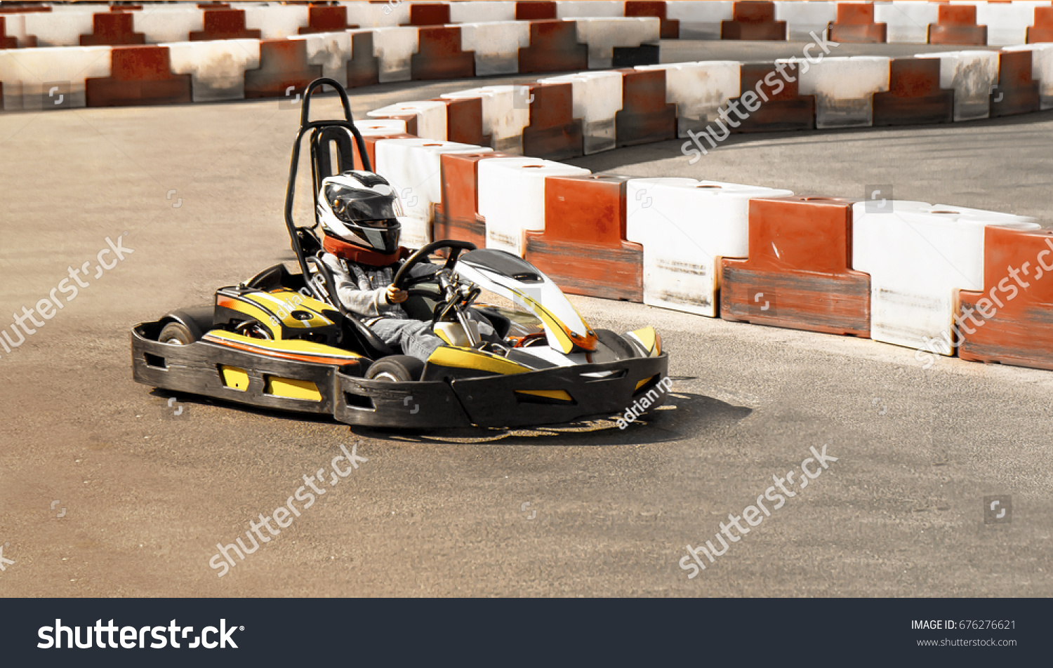 Go Kart Karting Speed Rival Outdoor Stock Photo Edit Now 676276621