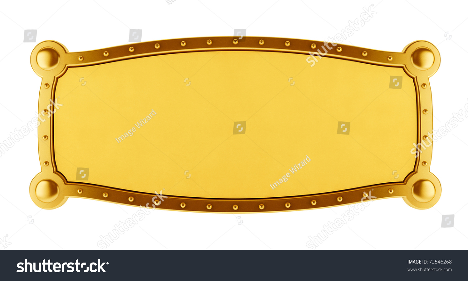 Gold Banner Stock Photo 72546268 : Shutterstock