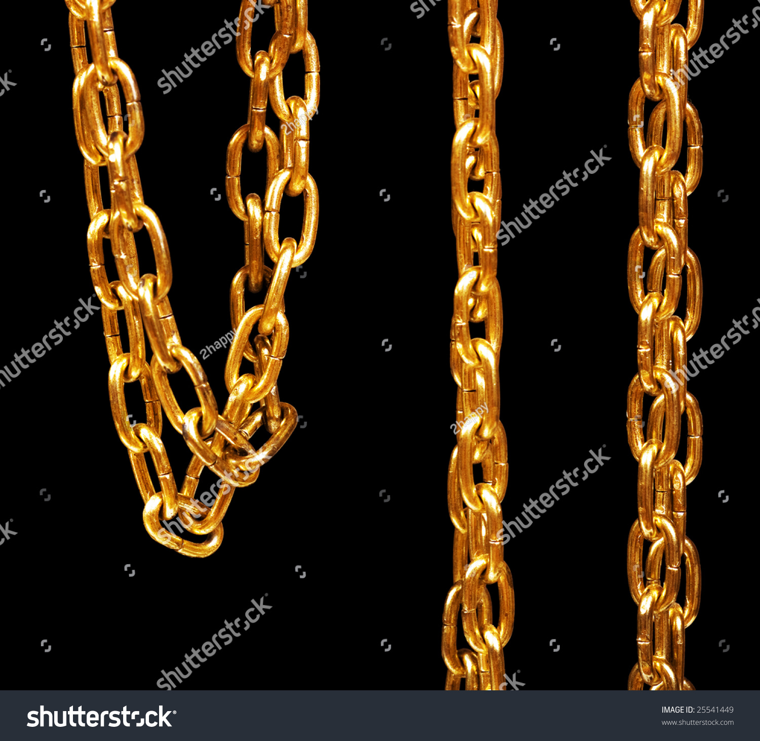 Gold Chain Stock Photo 25541449 : Shutterstock