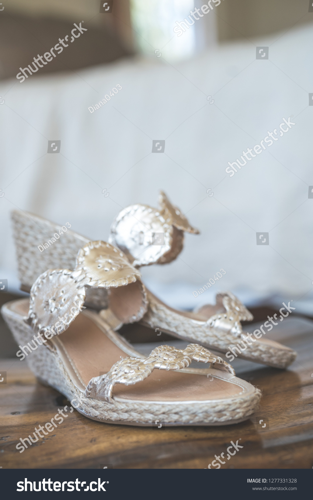 wedding day sandals