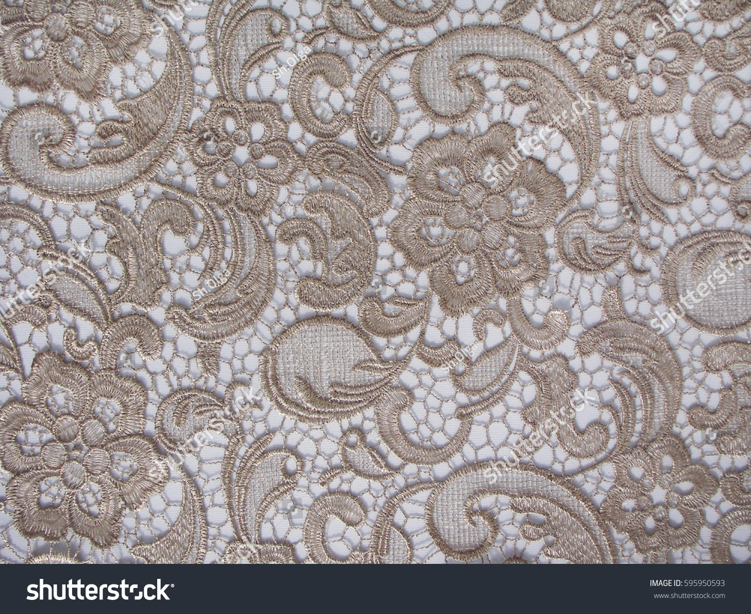 fabric flowers lace