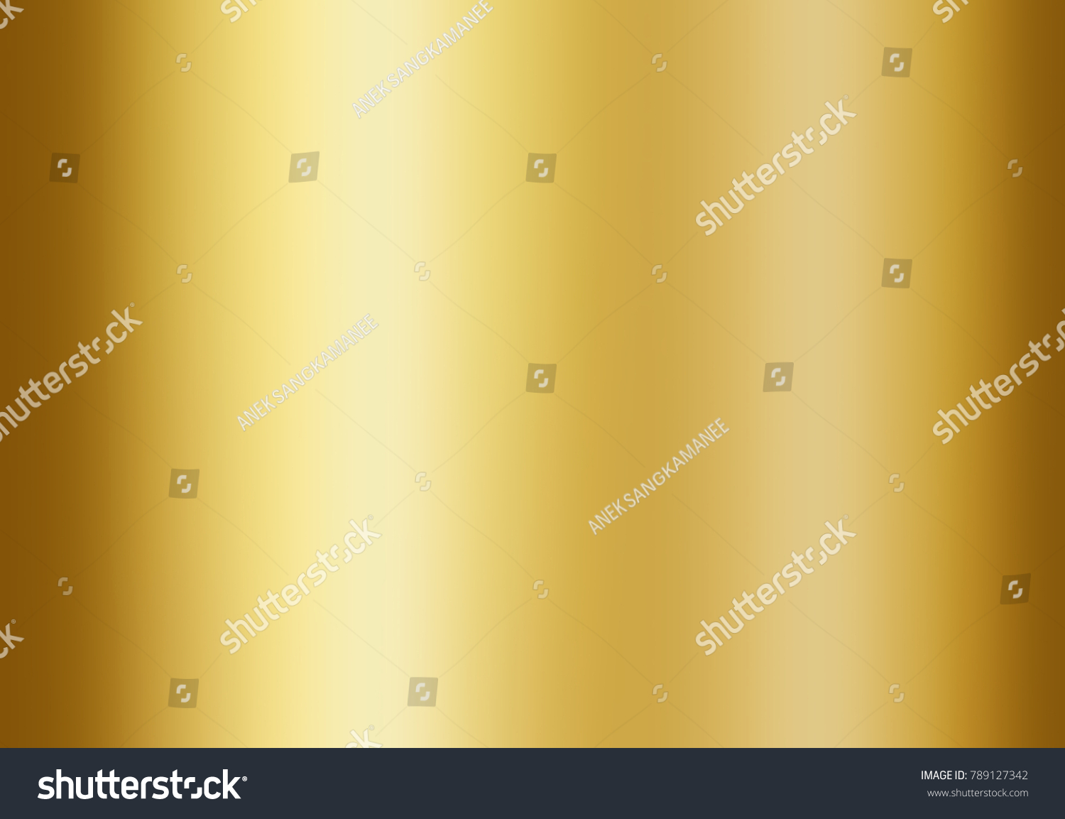 Gold Metal Foil Abstract Background Stock Illustration 789127342