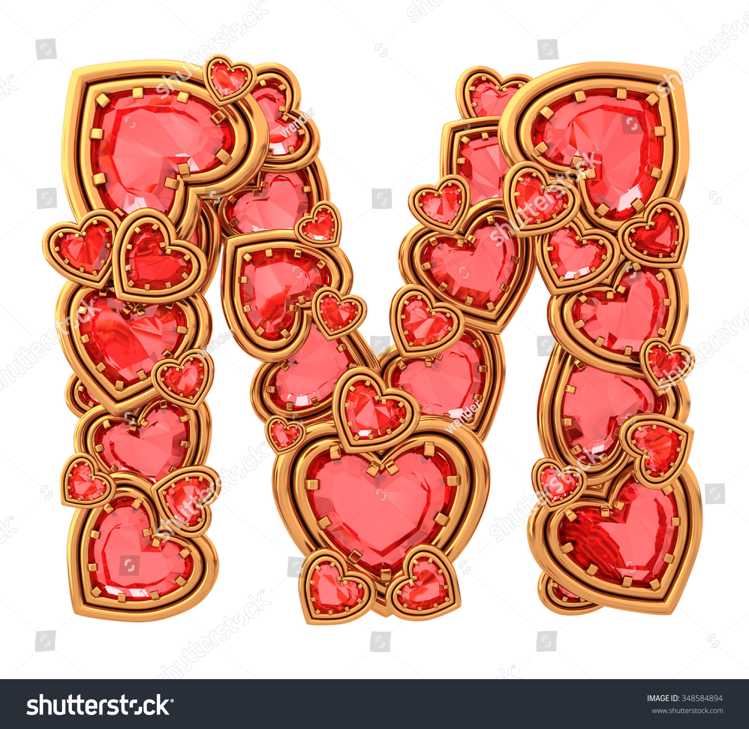 Gold Ruby Font Stock Illustration 348584894 | Shutterstock