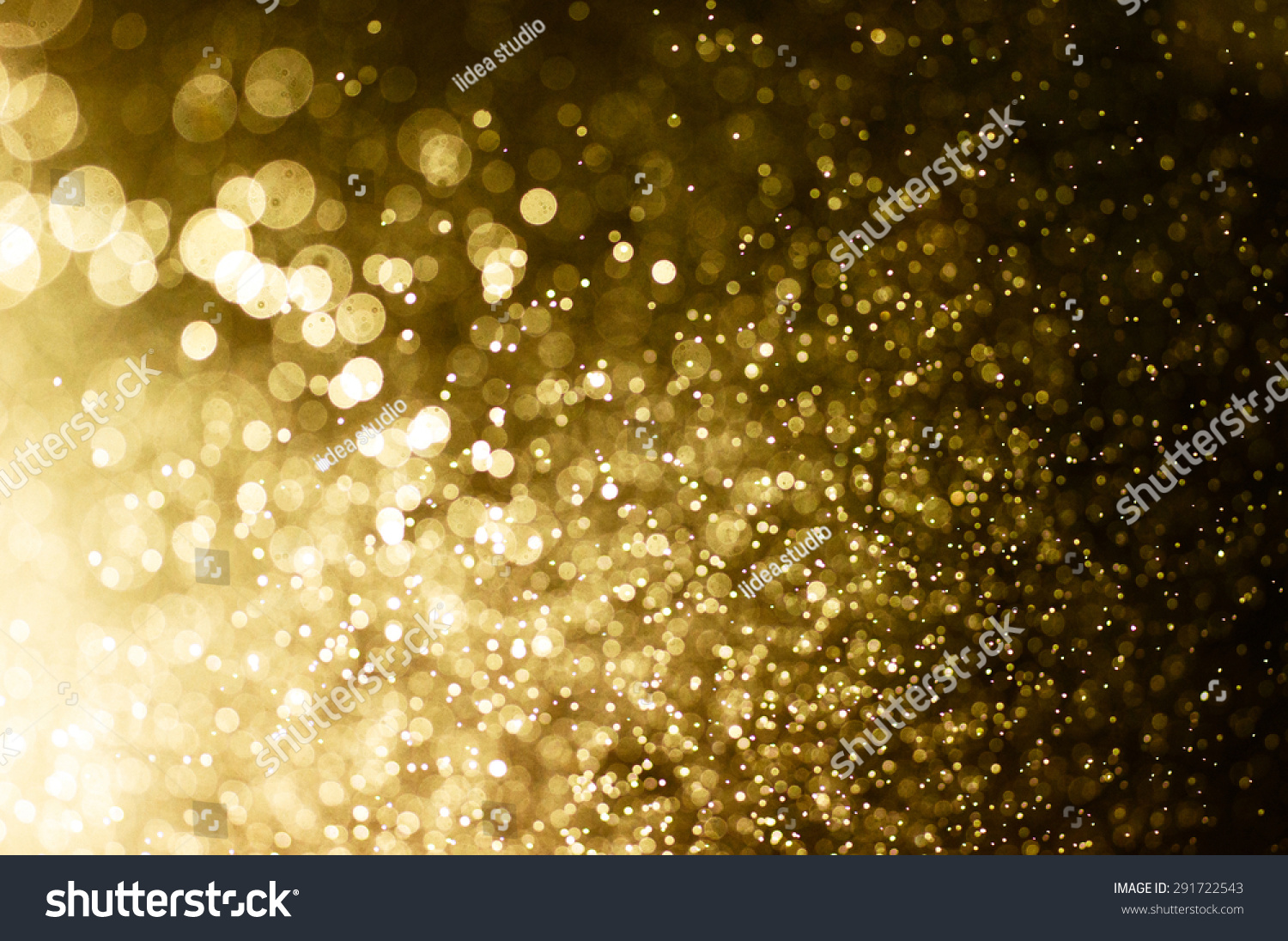 Gold Spring Or Summer Gala Background. Elegant Abstract Background With ...