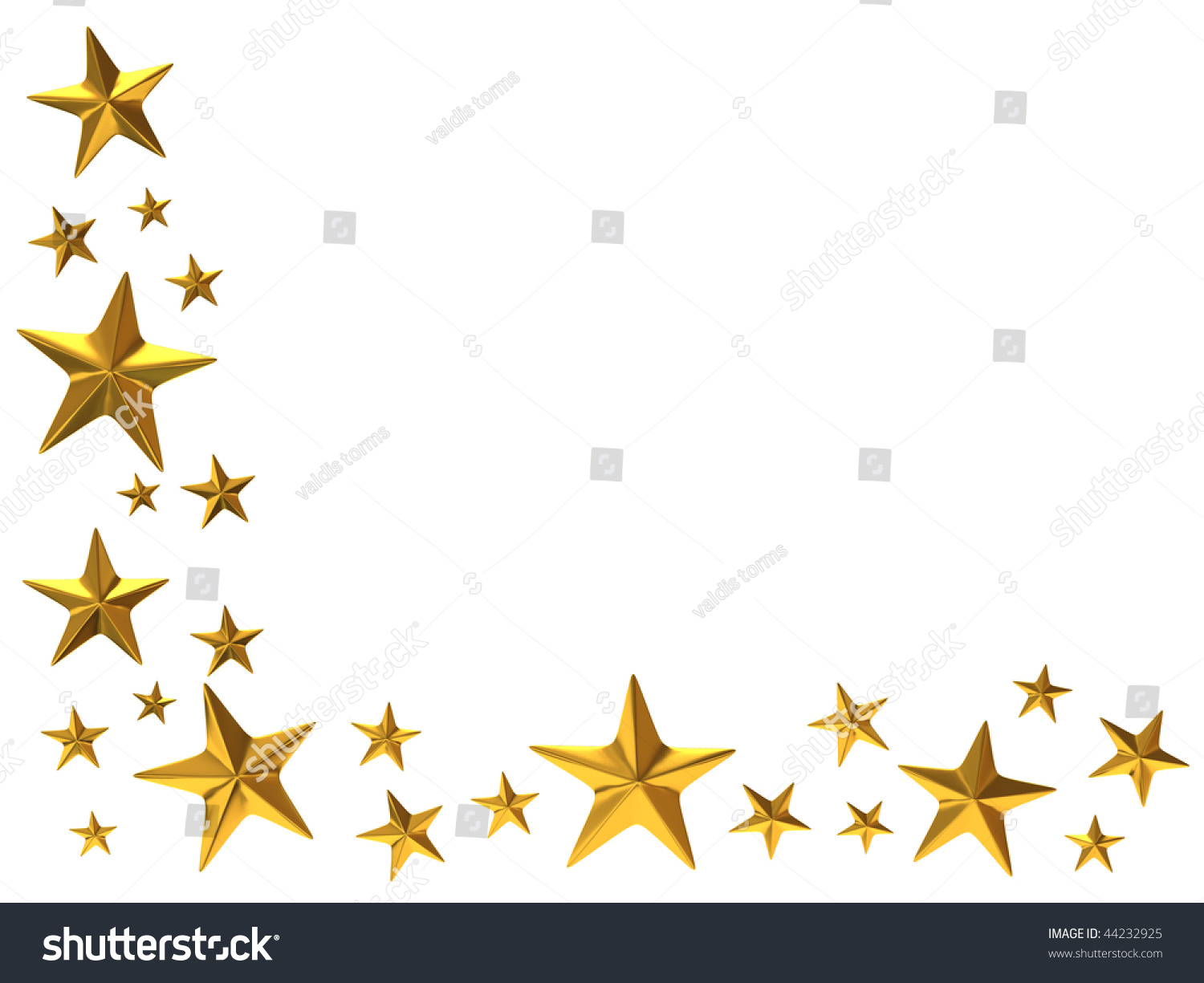 Gold Stars Stock Illustration 44232925 - Shutterstock