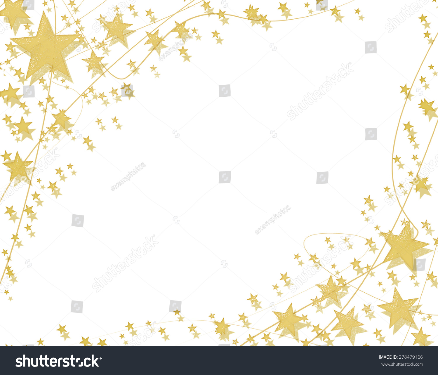 Gold Stars Background Stock Illustration 278479166 | Shutterstock