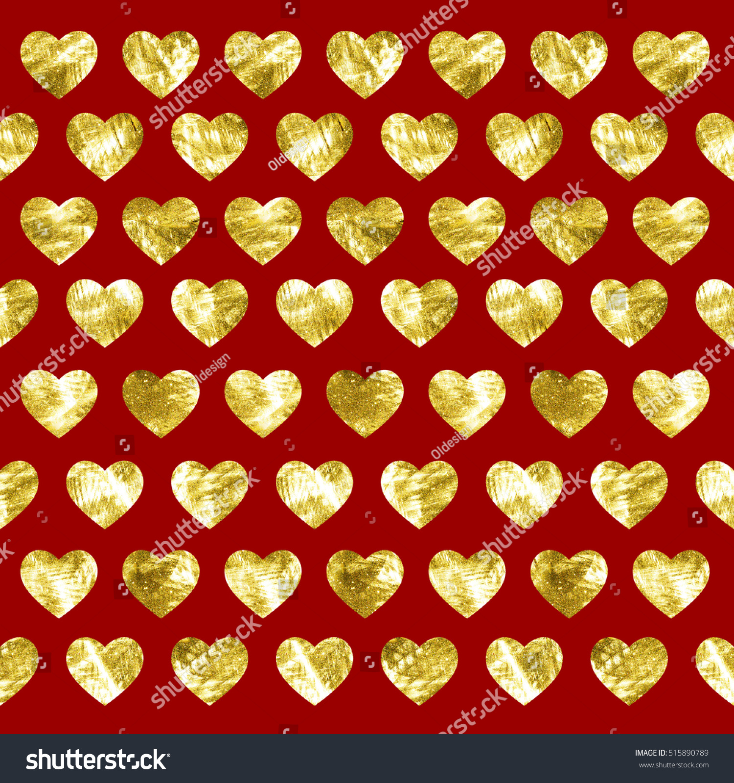 Golden Heart Glitter Background Stock Illustration 515890789 | Shutterstock