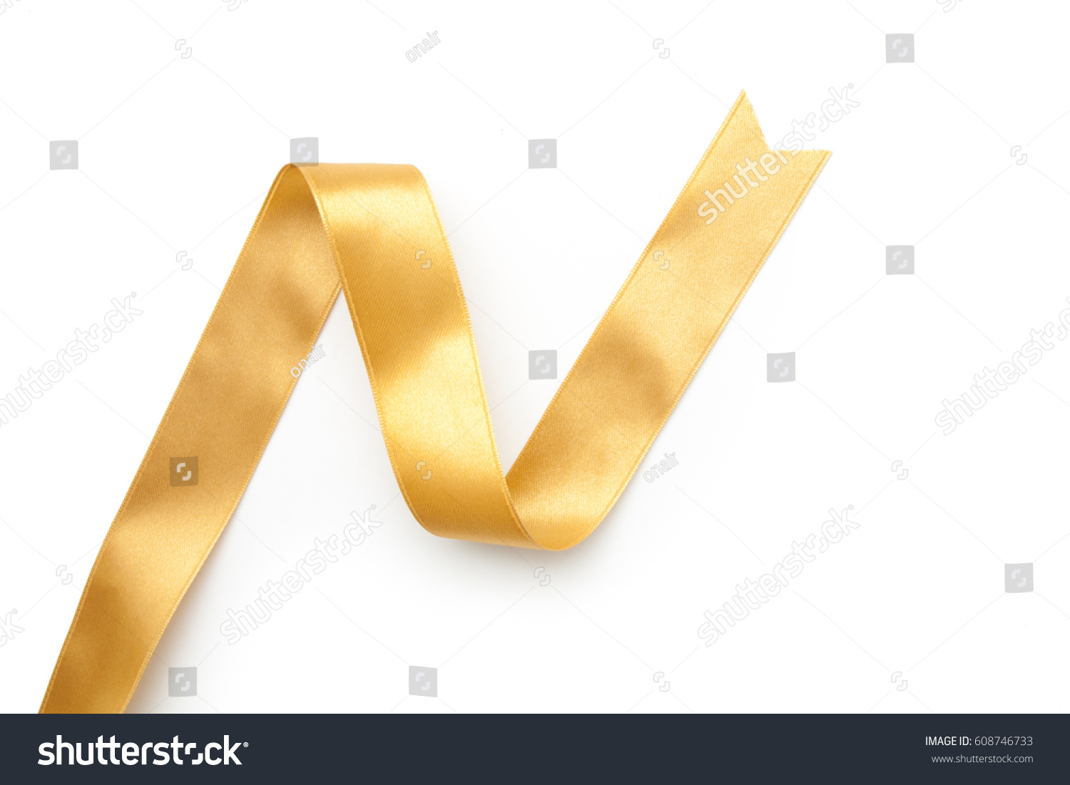 gold ribbon border