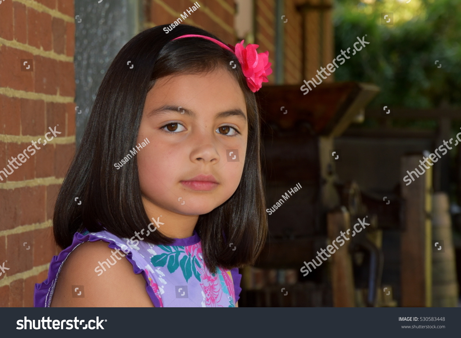 Gorgeous Little Girl Mixed Race Innocent Stock Photo Edit