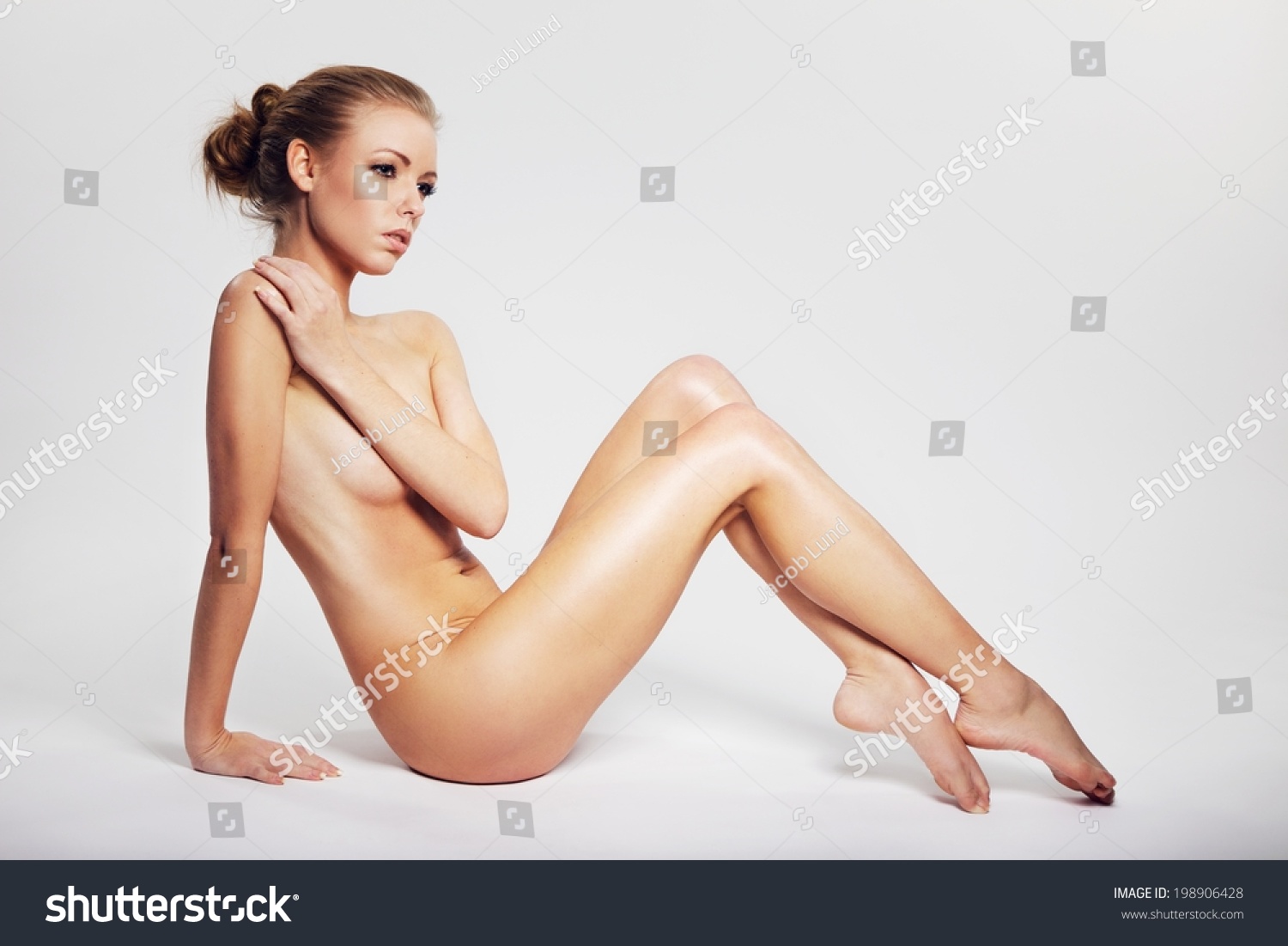 stunning naked madam sits